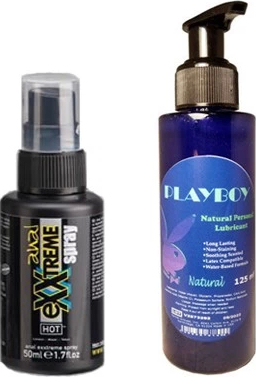 Playboy Hintohu  Ferahlatıcı Sprey 50 ml - Playboy 125 ml Lubricant Gel