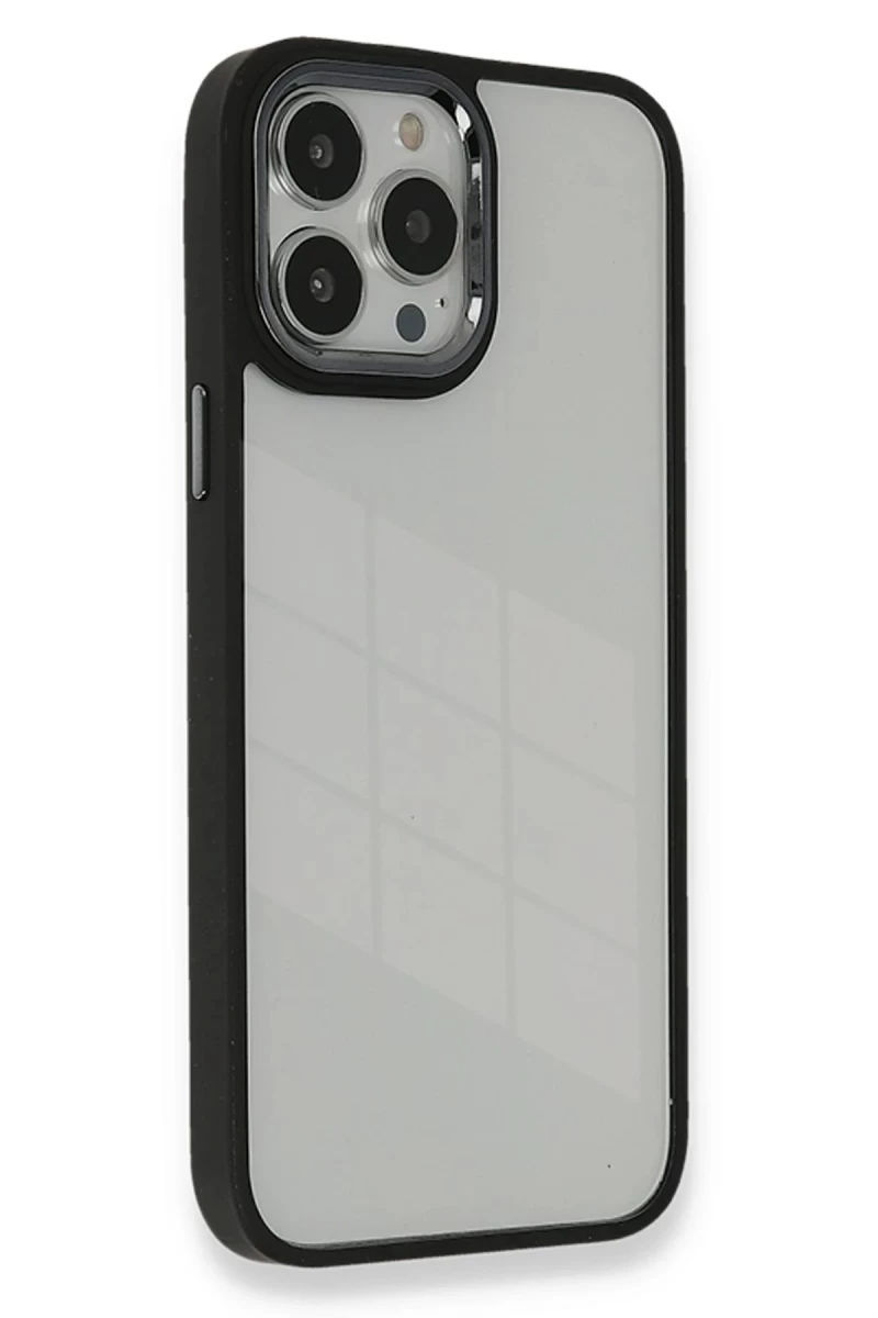 Apple iPhone 14 Pro Uyumlu Kılıf Dora Kapak - Siyah
