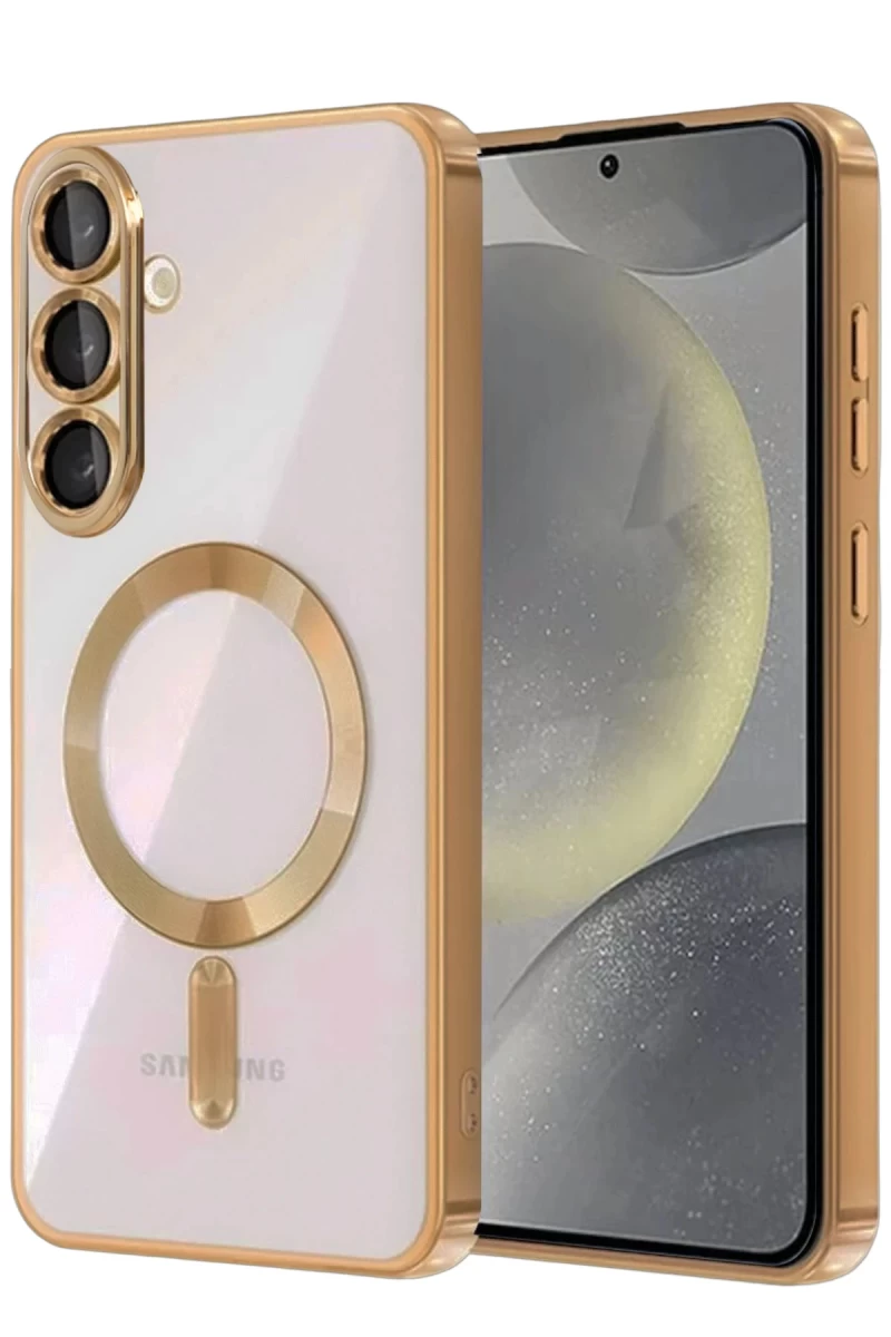 Samsung Galaxy S26 Uyumlu Kross Magneticsafe Kapak - Çöl Titanyum