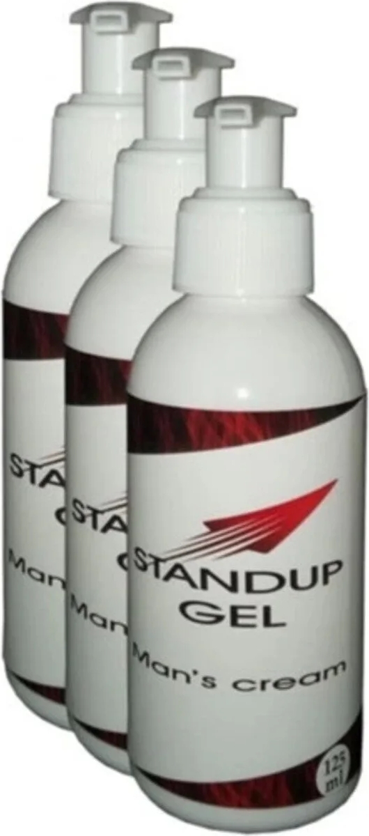 Süper Hintohu Standup Gel Erkeklere Özel Krem 125ML 3 Adet