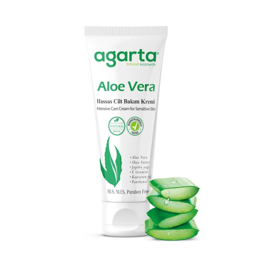 Doğal Cilt Bakım Kremi 75 ml Aloe Vera