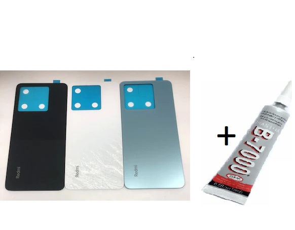 REDMİ NOTE 13 PRO 5G Uyumlu Arka Batarya Pil Kapağı SİYAH