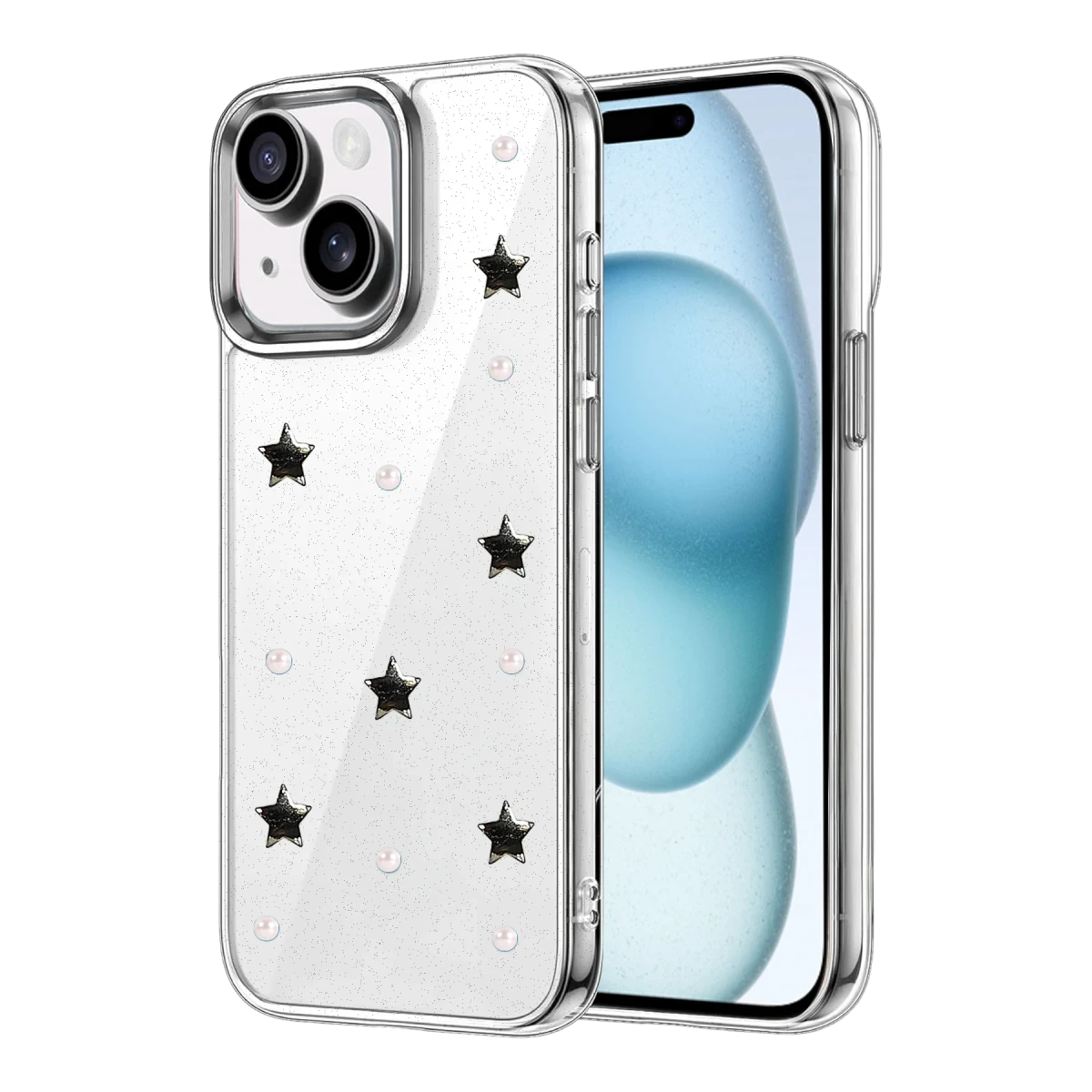 Apple iPhone 14 Fiyonk Desenli Kapak - Desen 7