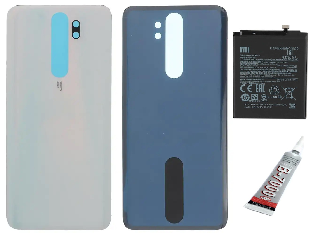 REDMİ NOTE 8 PRO Uyumlu ARKA BATARYA KAPAĞI ,BATARYA VE B