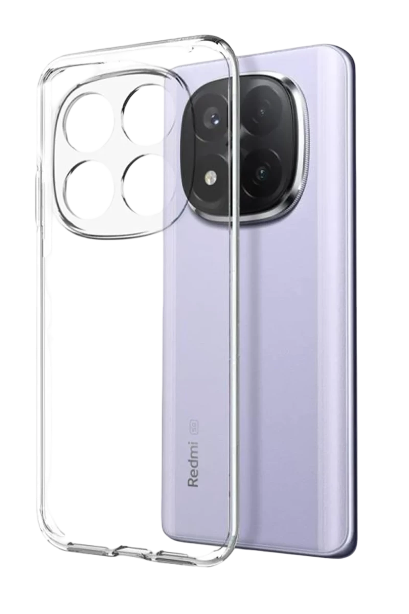 Xiaomi Redmi Note 15 Pro Plus 5G Uyumlu Lüx Şeffaf Silikon - Şeffaf