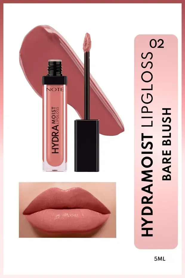 Hydramoist Nemlendirici Dudak Parlatıcısı - 02 Bare Blush - Nude