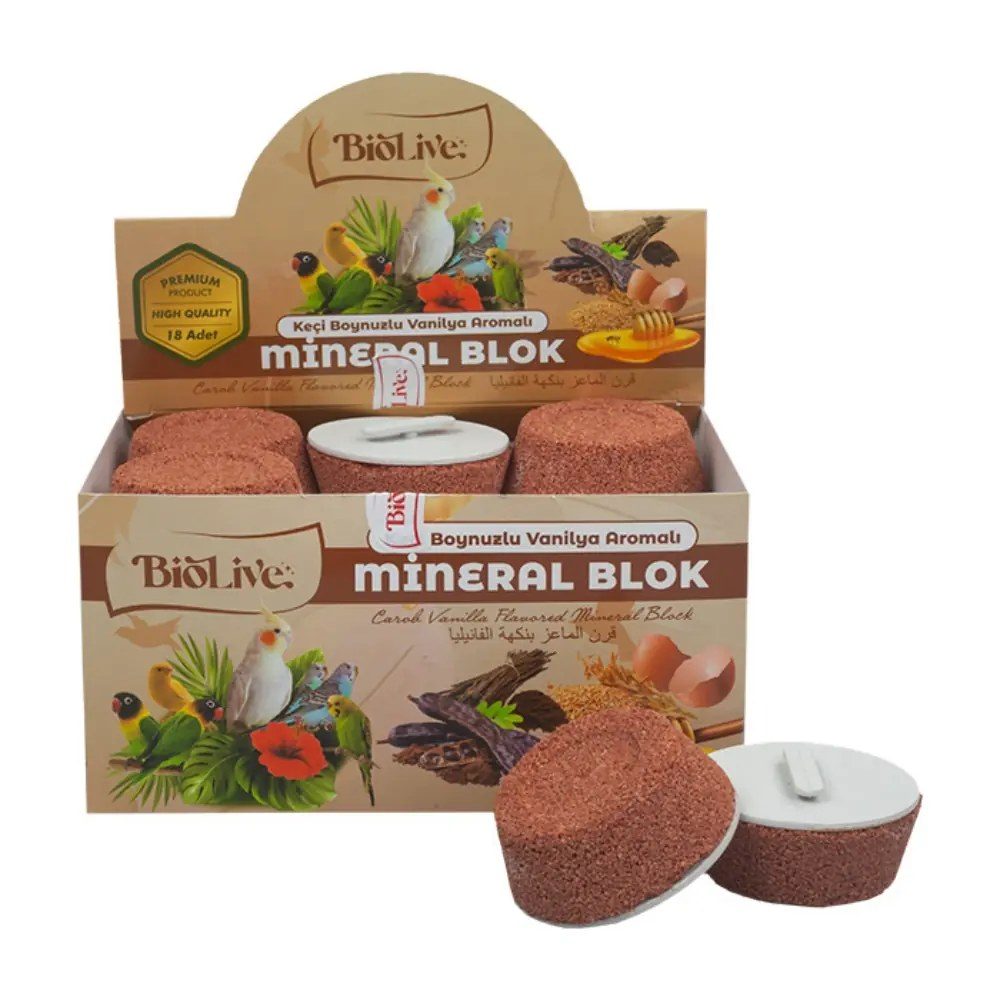 Biolive Mineral ve Kalsiyum Blok Çeşitleri 18’li
