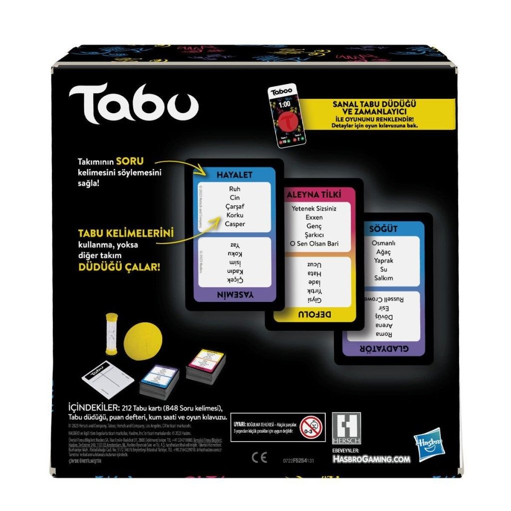 F5254 Gaming - Tabu +13 yaş