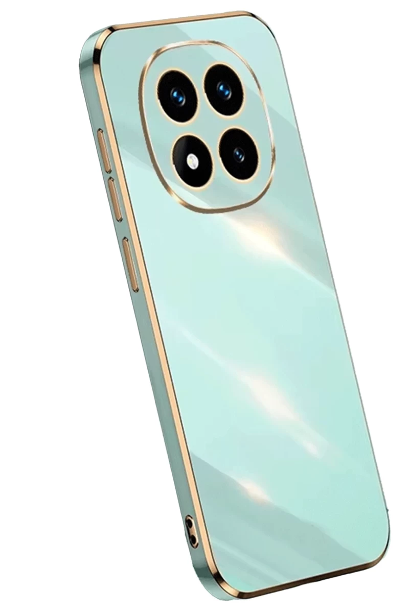 Xiaomi Redmi Note 14 Pro Plus Uyumlu Kılıf Volet Silikon - Açık Yeşil
