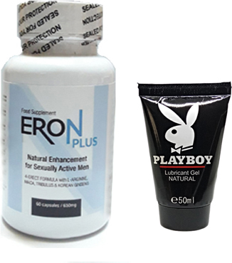 Ontic Playboy Lubricant 50 ml  Jel + Eron Plus 60LI Erkeklere Özel
