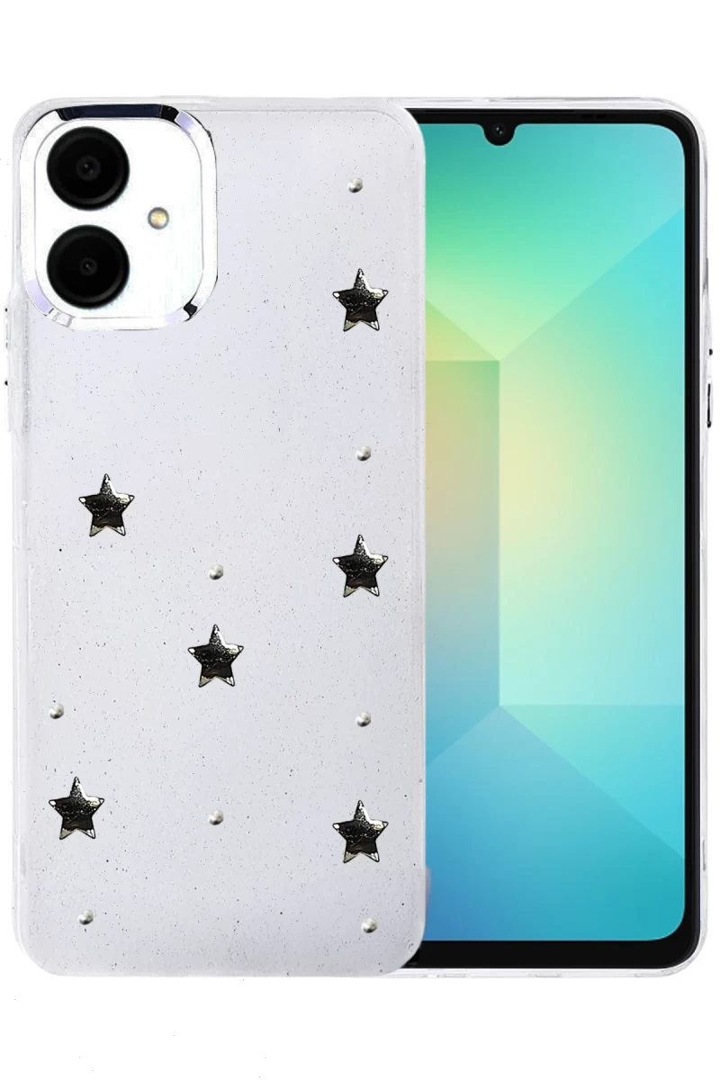 Samsung Galaxy A06 Uyumlu Fiyonk Desenli Kapak - Desen 4