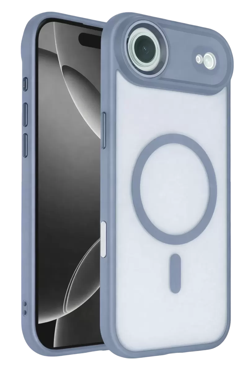 Joko Apple iPhone 17 Uyumlu Air Uyumlu Terea Magsafe Kapak - Açık Mavi