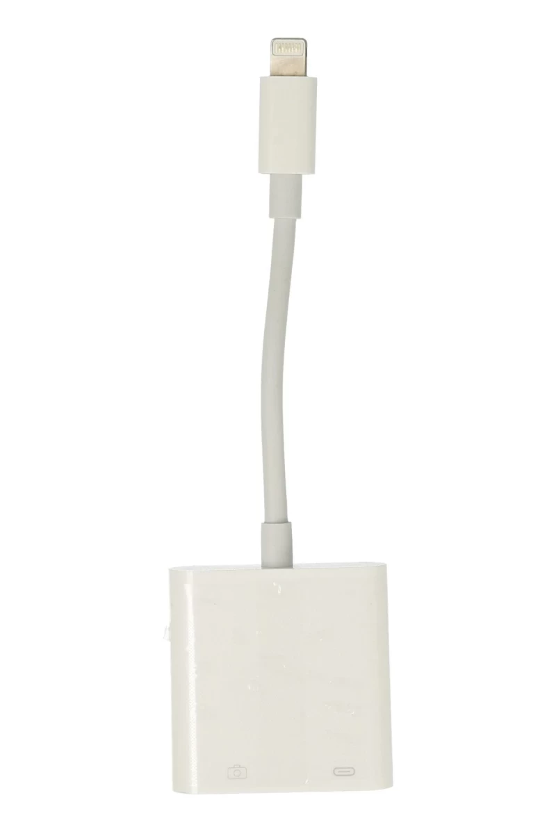 APR22 Iphone Otg 2in1 - Beyaz