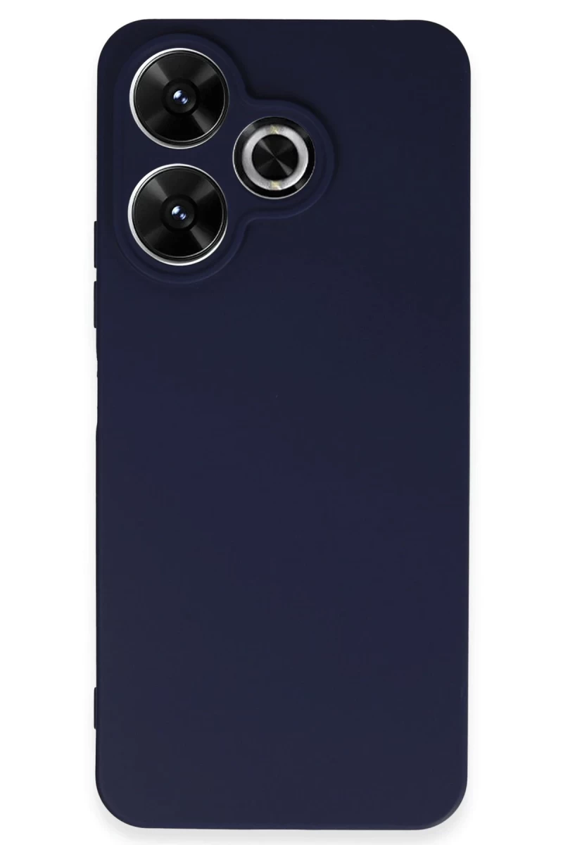 Xiaomi Redmi 13 4G Uyumlu Kılıf First Silikon - Lacivert