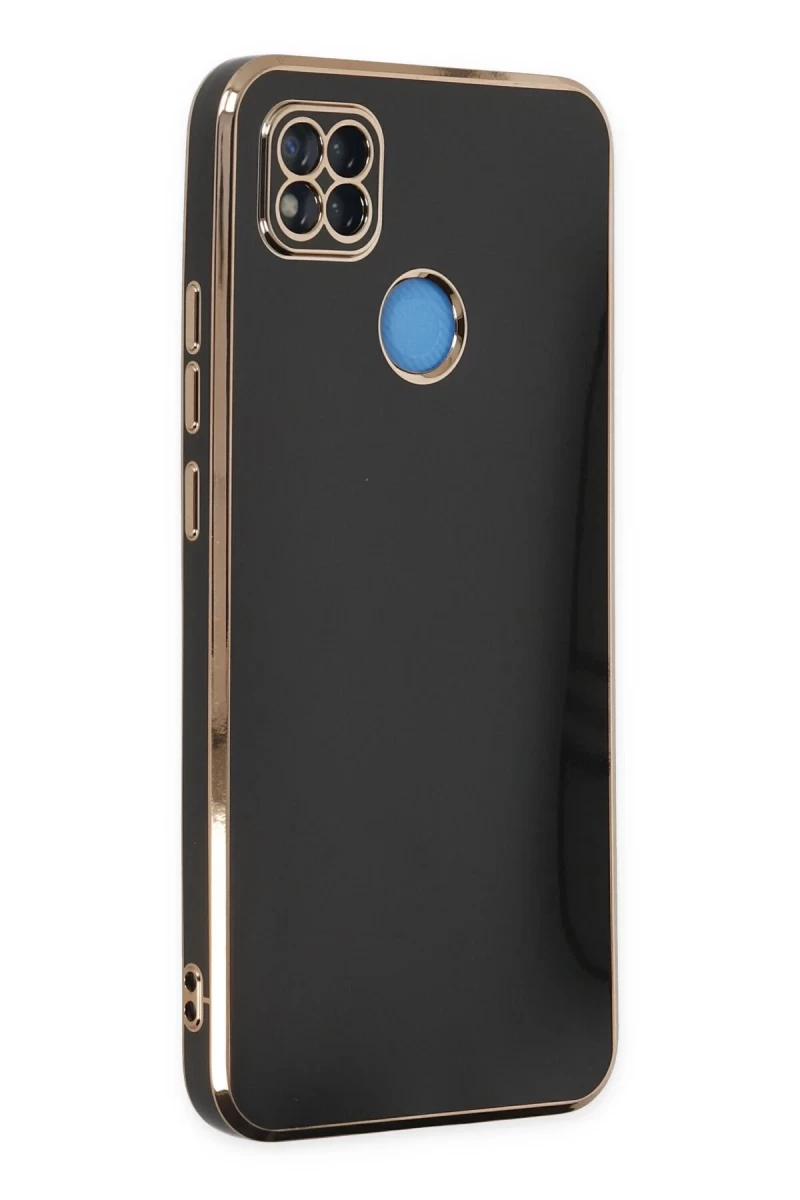 Xiaomi Redmi 9C Uyumlu Kılıf Volet Silikon - Siyah