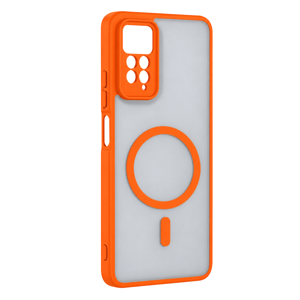 Xiaomi Redmi Note 11 Pro Loji Magsafe Kapak - Turuncu
