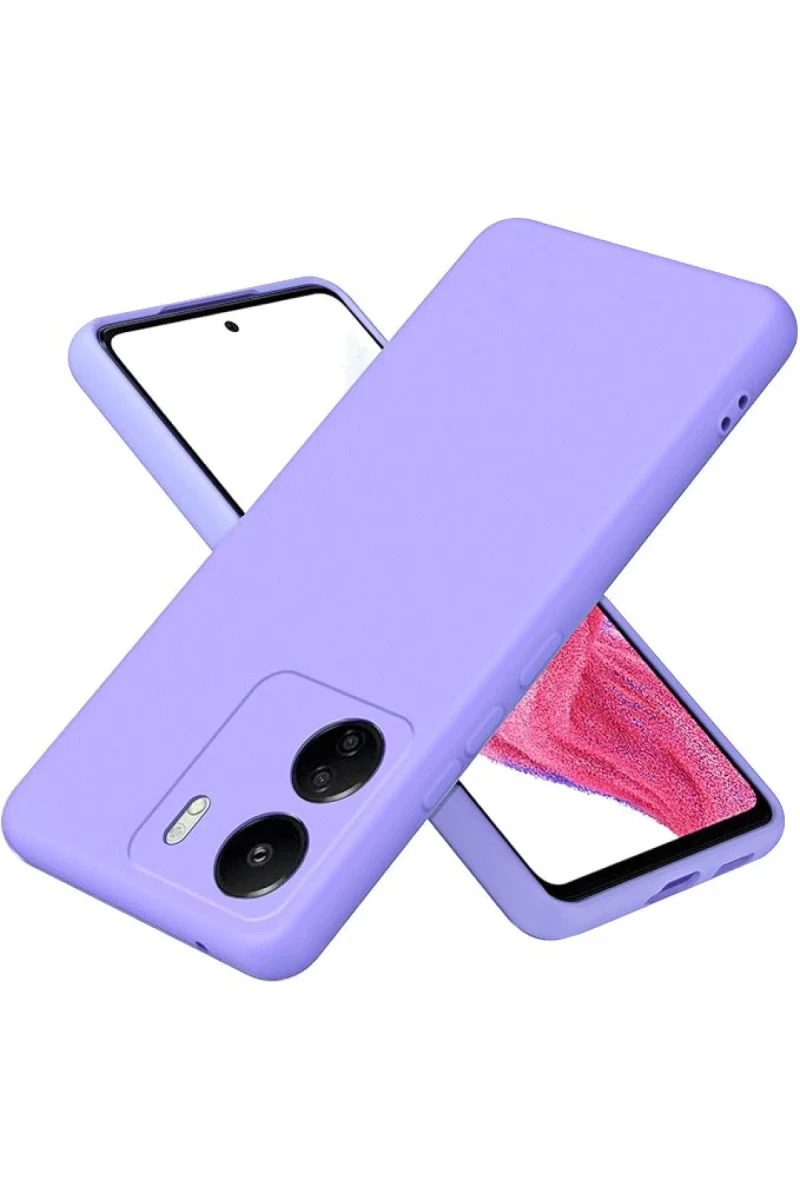 Xiaomi Redmi 13C Uyumlu Kılıf First Silikon - Lila
