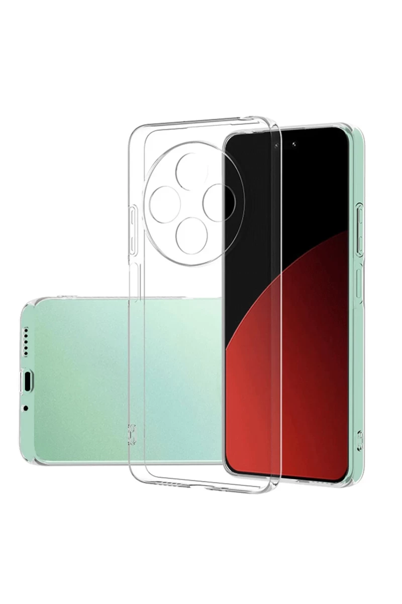 Xiaomi Redmi 14C Uyumlu Kılıf Lüx Şeffaf Silikon