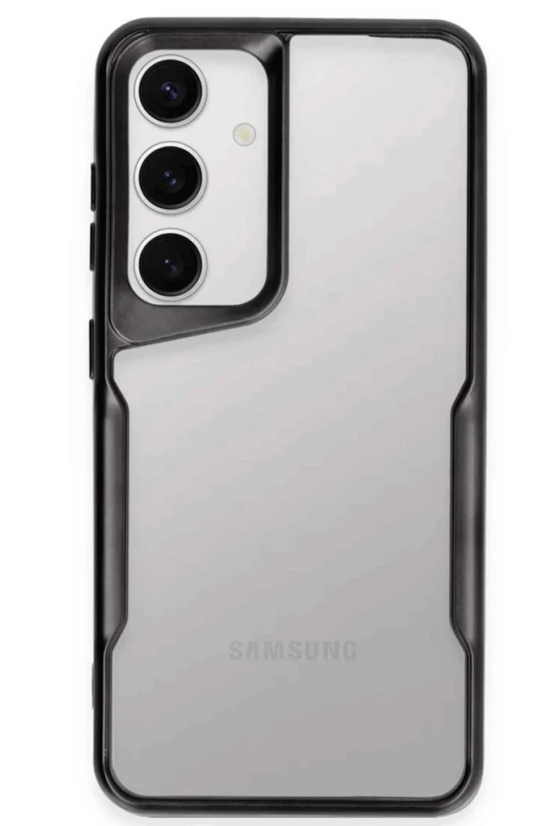 Samsung Galaxy S25 Uyumlu Kılıf Boyi Silikon Kapak - Siyah