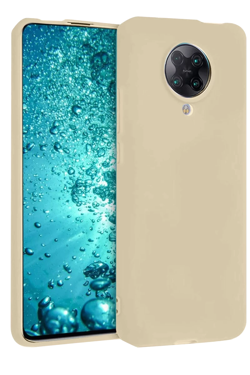 Xiaomi Redmi K30 Pro Uyumlu Kılıf Nano içi Kadife Silikon - Kemik