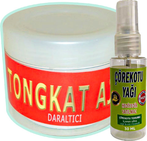 Tongkat Ajimat Madura 100 ml Vajinapress Masaj Kremi + 30 ml Çörek Otu Yağı