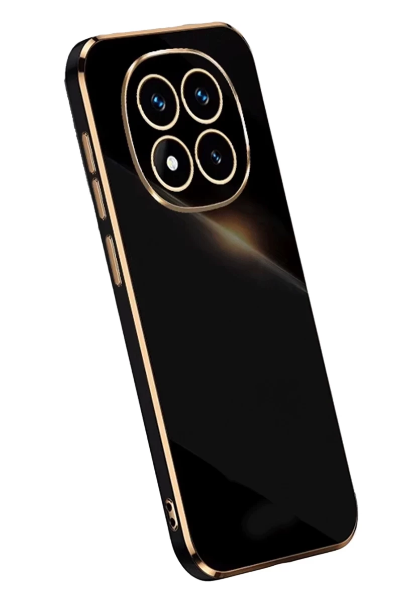 Xiaomi Redmi Note 14 Pro Plus Uyumlu Kılıf Volet Silikon - Siyah