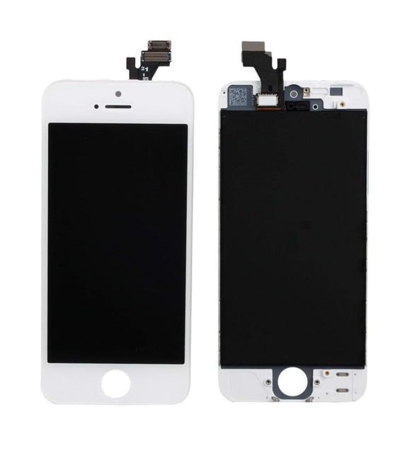 iPhone 5s Uyumlu Lcd Ekran Dokunmatik (Beyaz)