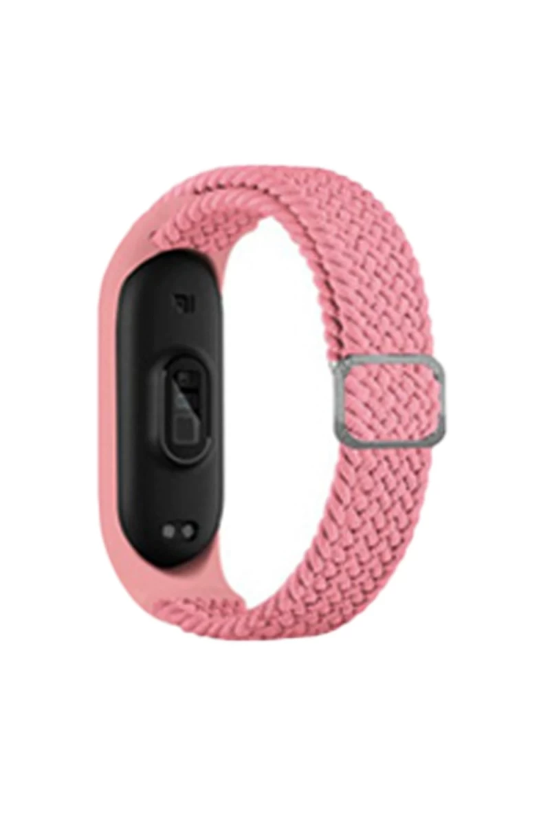 Xiaomi Mi Band 6 Uyumlu Star Kordon - Pembe