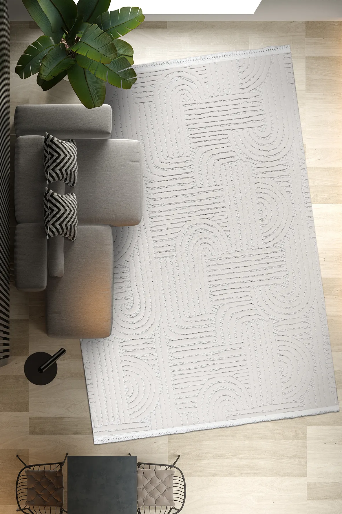 YoudayHomeCollection TİGANA Model Oturma Odası Halısı · EBAT: 150X300