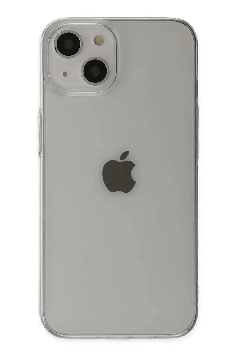 Apple iPhone 14 Plus Uyumlu Kılıf Pc Sert Şeffaf Kapak - Şeffaf