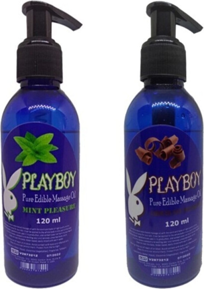 Playboy Nane Ve Çikolata Aromalı Masaj Yağı