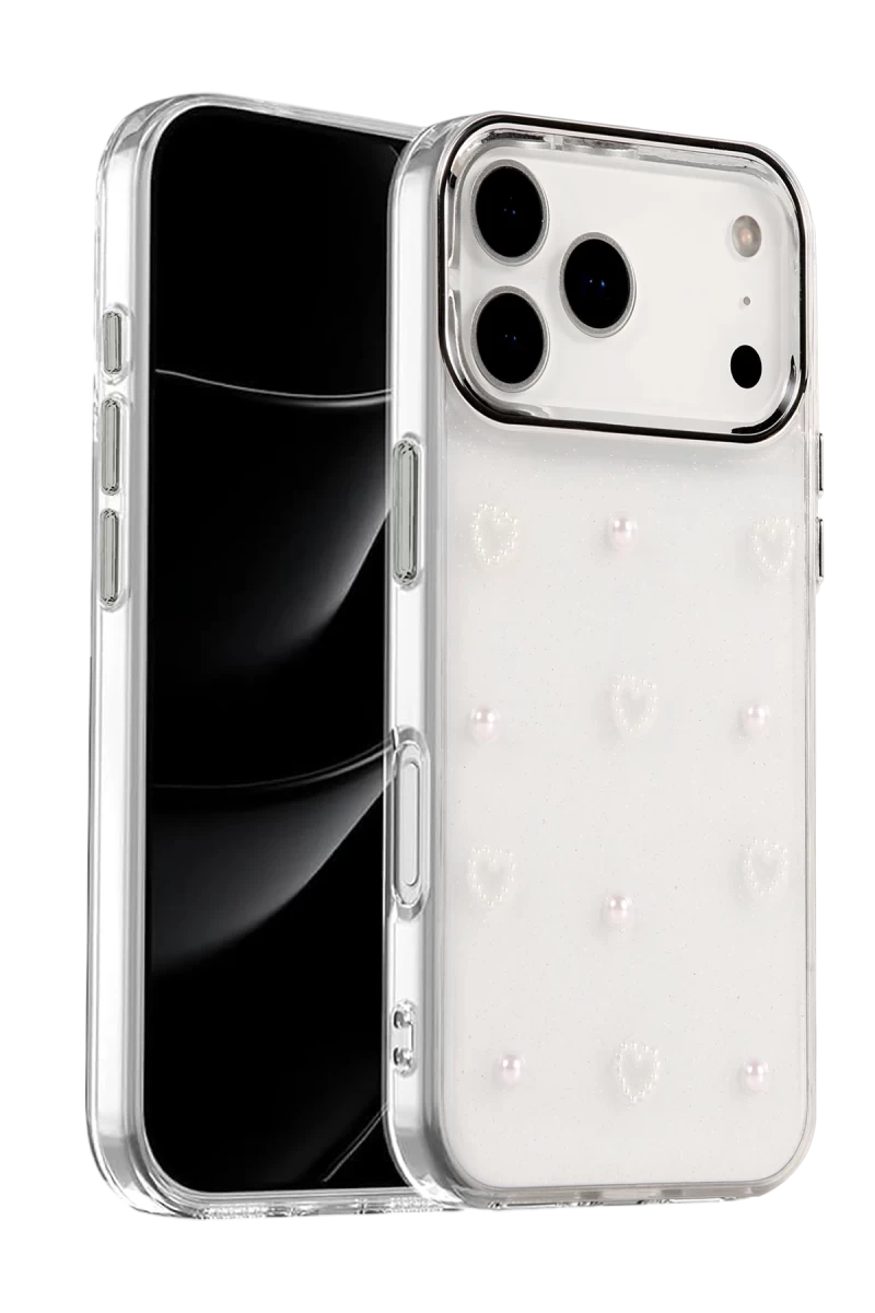 Apple iPhone 17 Pro Uyumlu Fiyonk Desenli Kapak - Desen 10