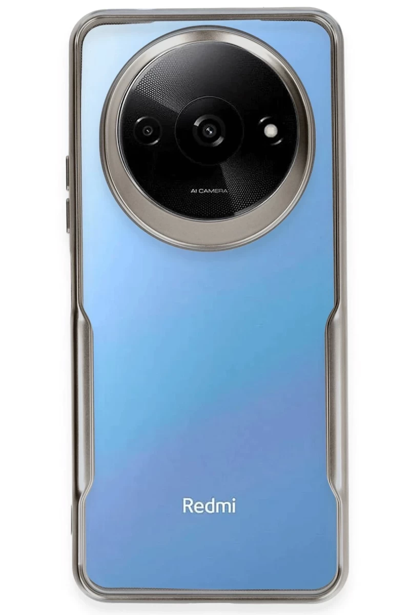Xiaomi Redmi A3 4G Uyumlu Kılıf Boyi Silikon Kapak - Titan Gri