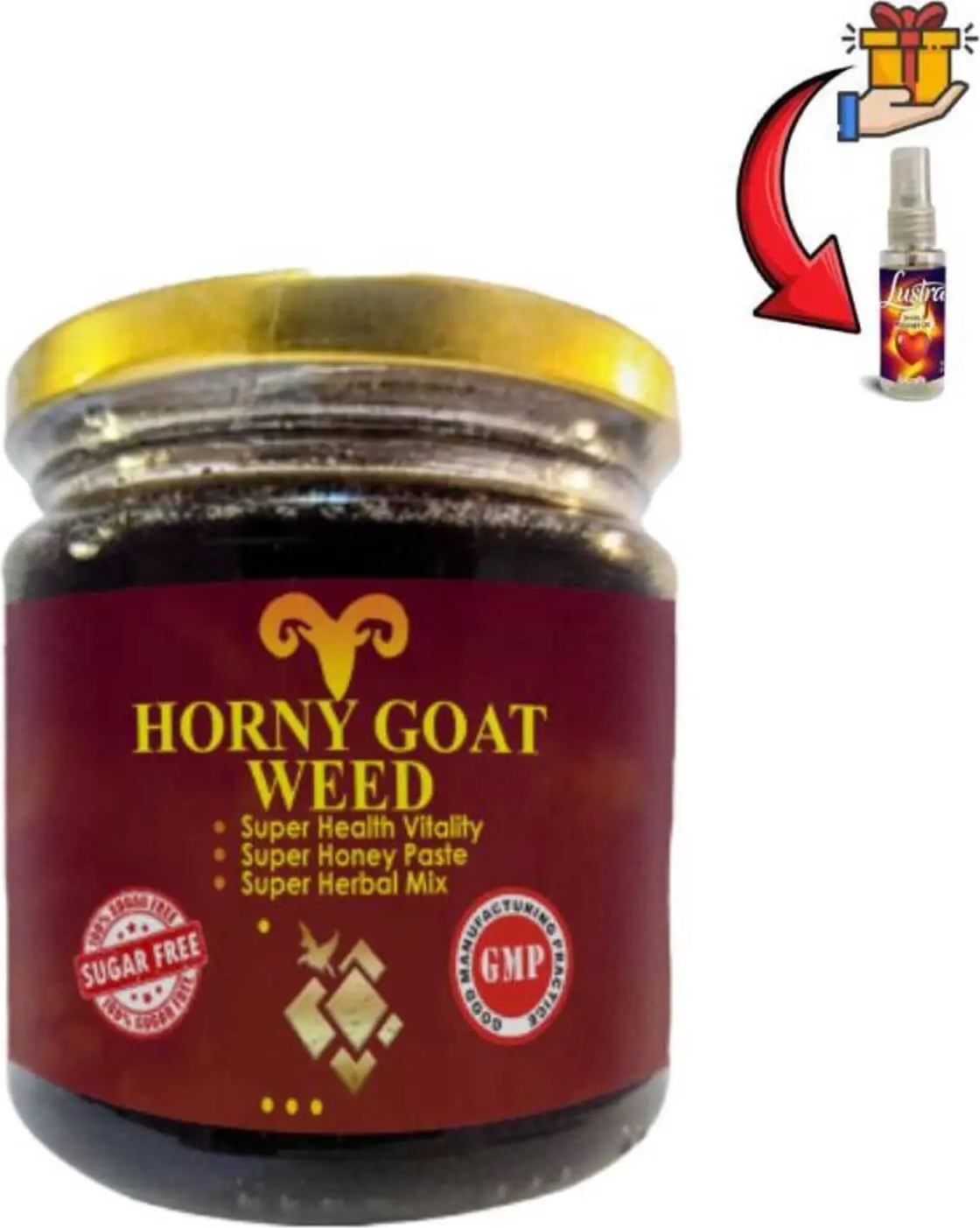 Horny Goat Weed Erkeklere Özel 240 gr x 1 Ad+Lustra Masaj Yağı