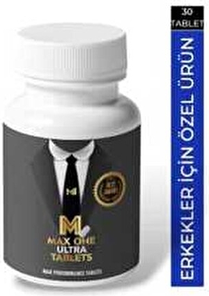 Max One Ultra Erkeklerin Kullanımına Uygun Performans ve Sertleştiricili 30 Lu Takviye