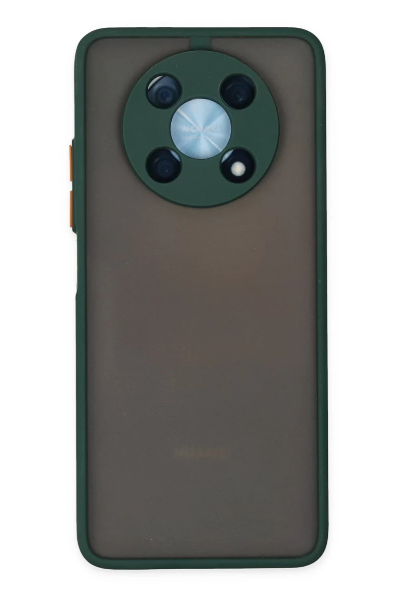 Huawei Nova Y90 Uyumlu Kılıf Montreal Silikon Kapak - Yeşil