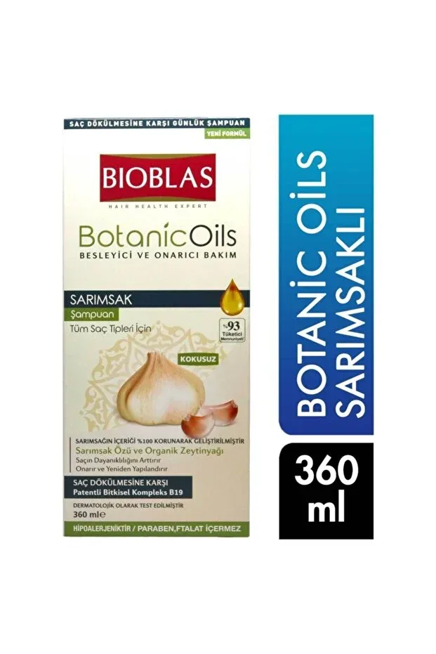 Saç Bakım Şampuan 360 ml - Sarımsak Özlü