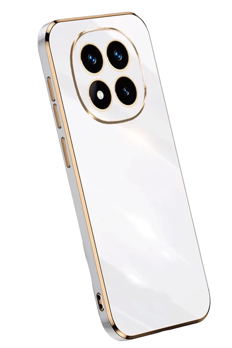Xiaomi Redmi Note 14 Pro 5G Uyumlu Kılıf Volet Silikon - Beyaz