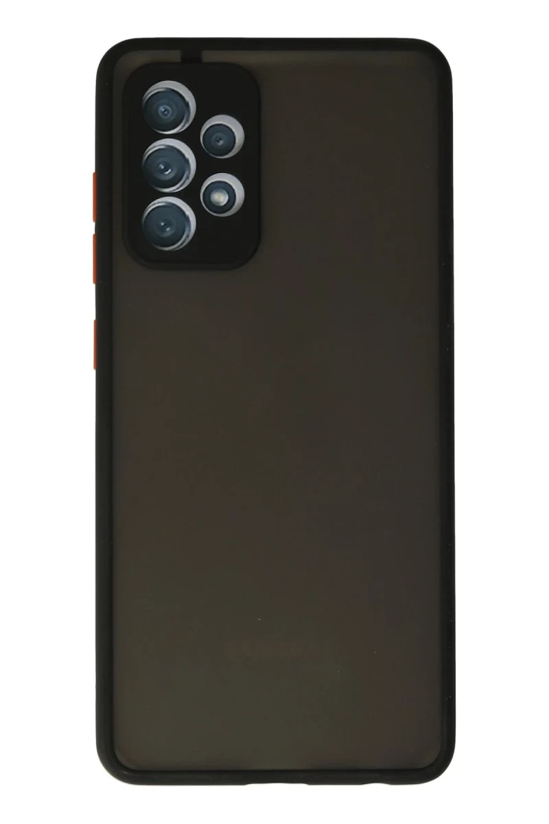 Samsung Galaxy A72 Uyumlu Kılıf Montreal Silikon Kapak - Siyah