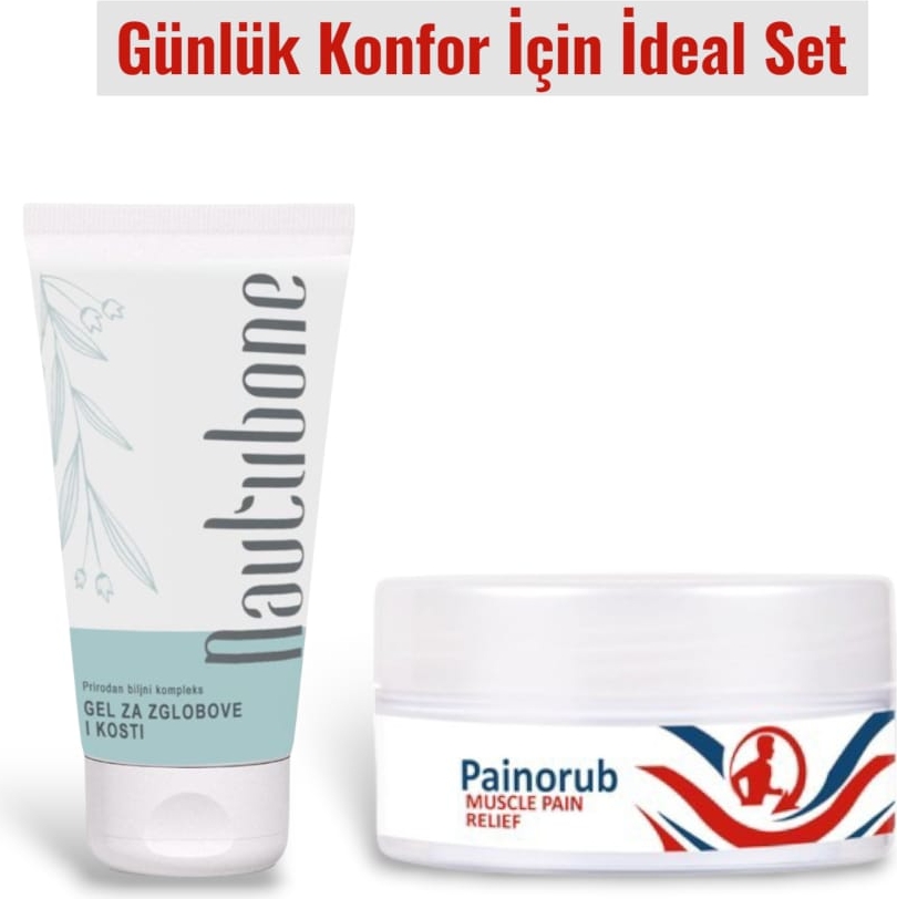 Nautubone Bitkisel Formüllü Ağrı Masaj Kremi 50 ml + Painorub Muscle Paine-Relief Cream 50 ml