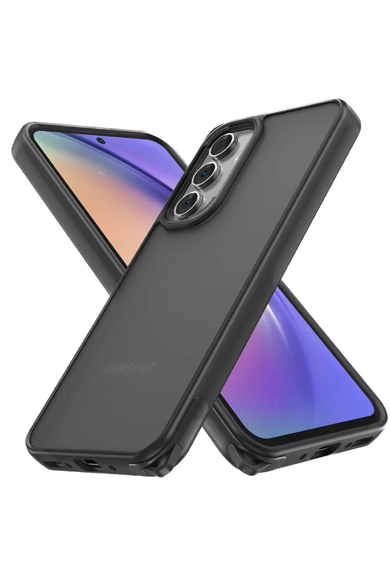Samsung Galaxy A14 4G Uyumlu Kılıf Elegant Kapak - Siyah