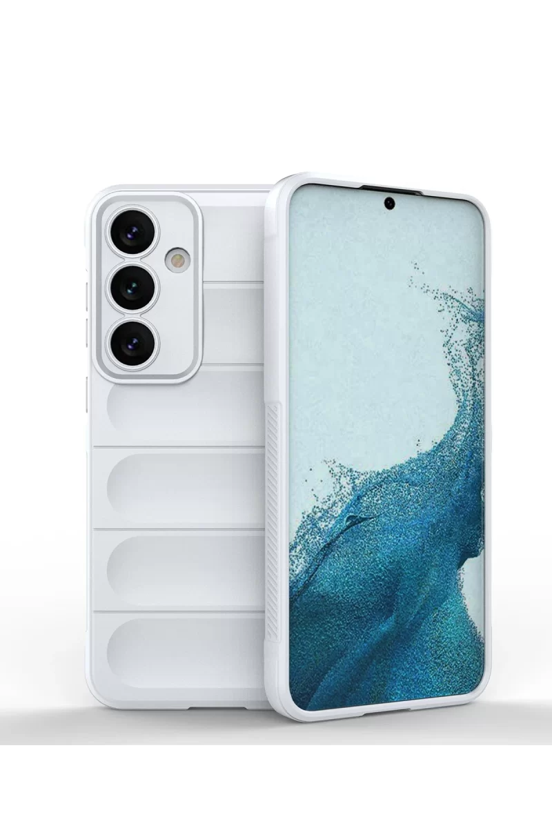 Samsung Galaxy S24 Uyumlu Kılıf Optimum Silikon - Krem