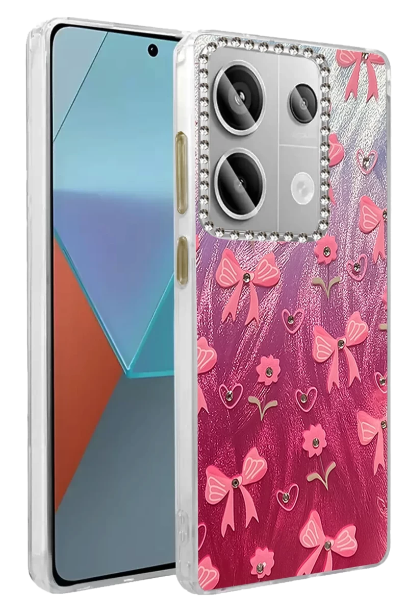 Xiaomi Redmi Note 13 Pro 4G Uyumlu Kılıf Blade Aynalı Desenli Kapak - Desen 3