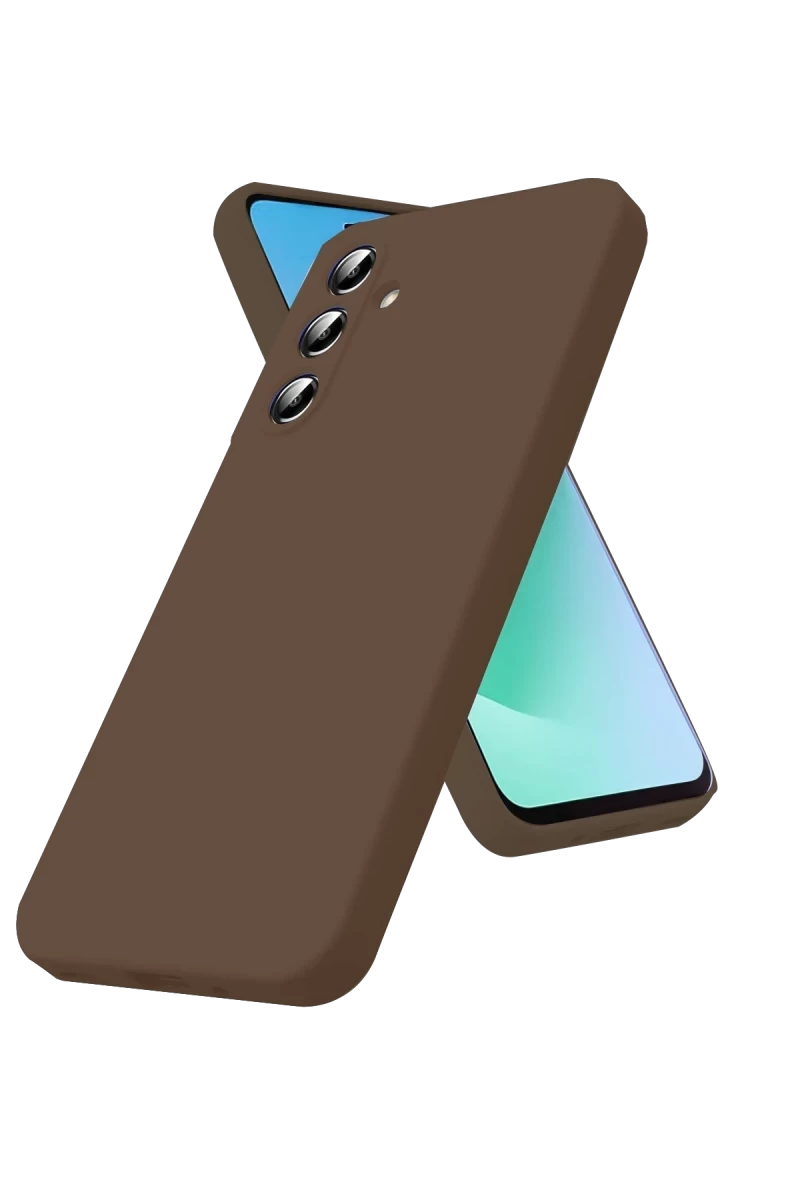 Samsung Galaxy A57 5G Uyumlu First Silikon - Kahverengi