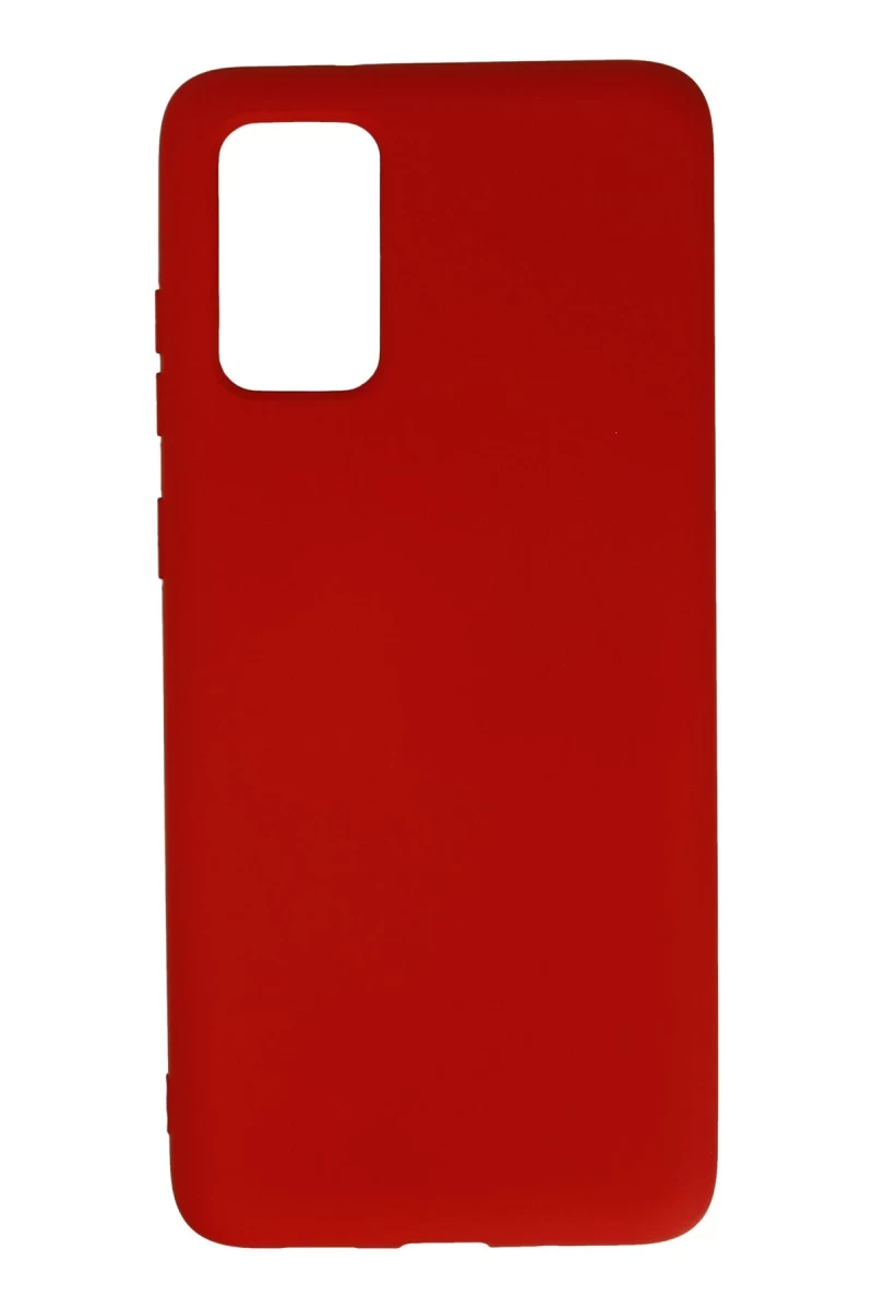 Samsung Galaxy S20 Plus Uyumlu Kılıf Nano içi Kadife Silikon - Kırmızı