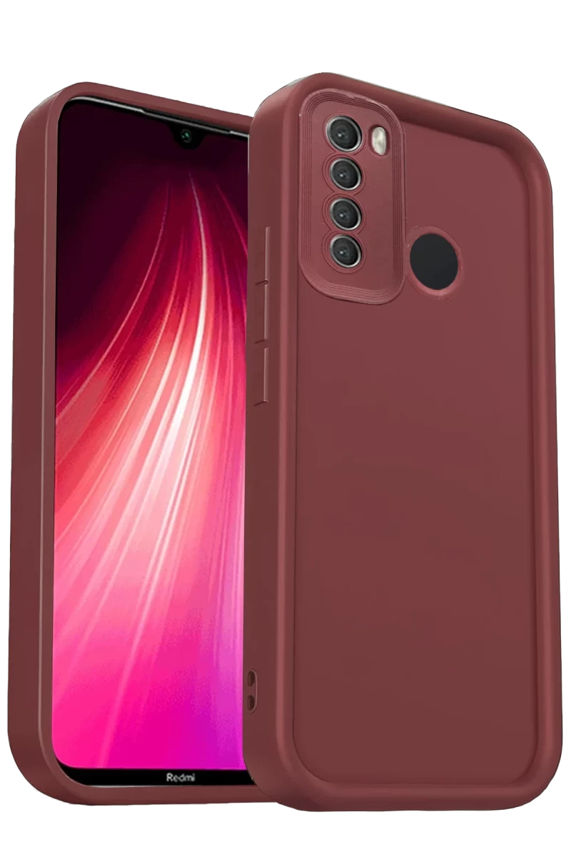 Xiaomi Redmi Note 8 Uyumlu Kılıf Viera Silikon - Bordo