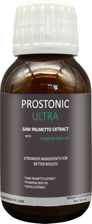 Prostonic Ultra Şurup: Erkeklere Sawpalmettolu Kabak Çekirdeği Ekstratlı 50 ml