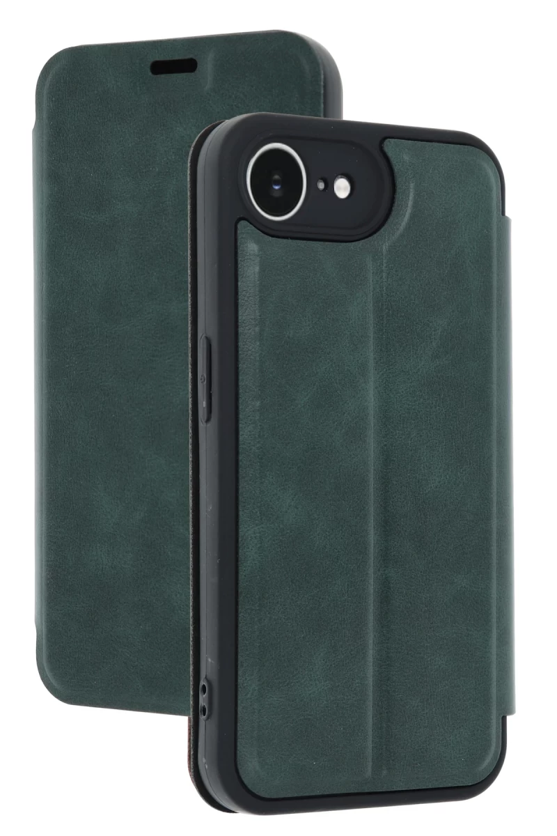 Apple iPhone 16E Uyumlu Kılıf Flip Cover - Koyu Yeşil