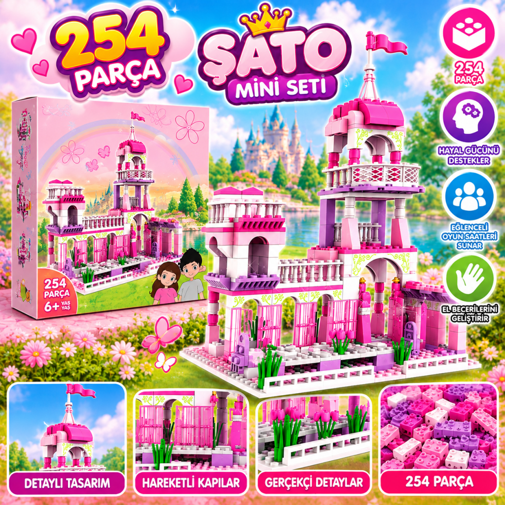 3262 254 PARÇA ŞATO MİNİ
