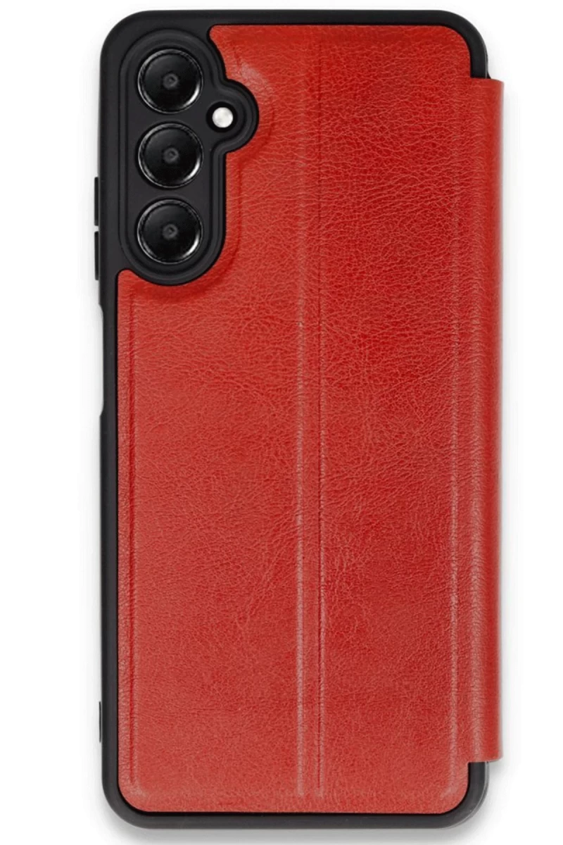 Samsung Galaxy A26 Uyumlu Kılıf Flip Cover - Kırmızı